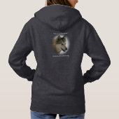 Wolf Fleece Pullover Hooded Sweatshirt (Achterkant)