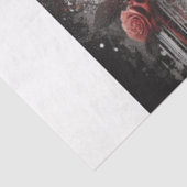 Wolf Floral Moon Tissuepapier (Detail)