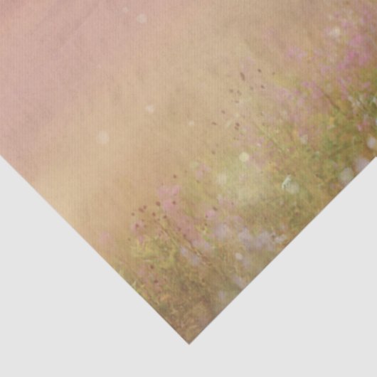 Wolf Flower Field Landscape Tissuepapier (Detail)