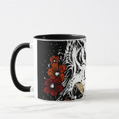 Wolf Flower Tatoo  Mok (Links)