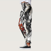 Wolf Flower Tatoo  Pattern Leggings (Links)