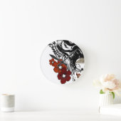 Wolf Flower Tatoo  Ronde Klok (Huis)