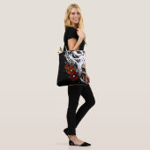 Wolf Flower Tatoo  Tote Bag (Op model)