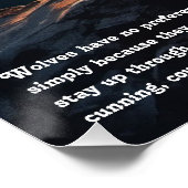 Wolf Folklore Perfect Poster (Hoek)