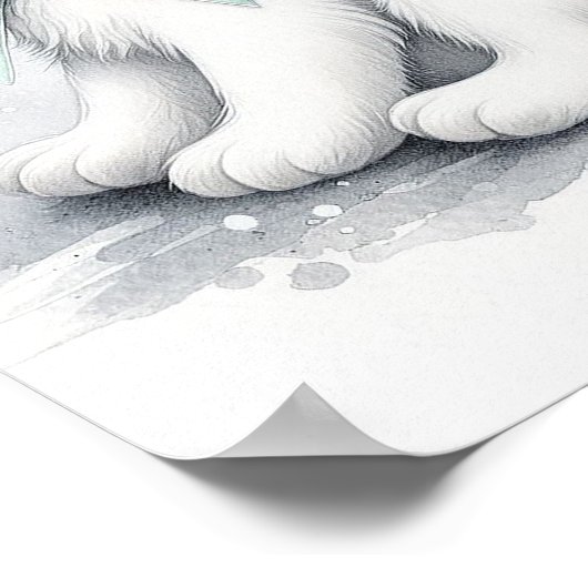 Wolf Forest kinderkamer kunst aan de muur Poster (Hoek)