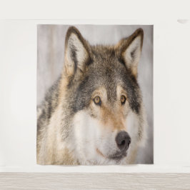 Wolf foto cute dier dierenwereld wandkleed