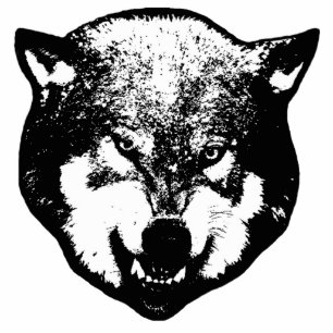 Wolf Fotobeeldje Sleutelhanger