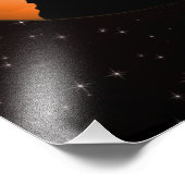 Wolf Full Moon Foto Afdruk (Hoek)