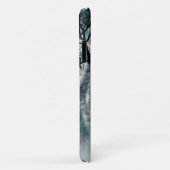 Wolf Full Moon in mist | Jouw namen toevoegen Case-Mate iPhone Case (Achterkant/rechts)