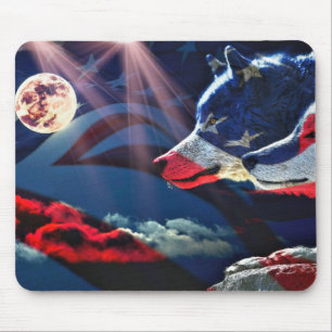 Wolf Full Moon Muismat