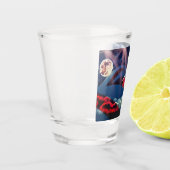 Wolf Full Moon Shot Glas (Links)