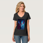 Wolf galaxy wolf   for men and woman t-shirt (Voorkant volledig)