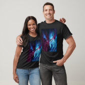 Wolf galaxy wolf for men and woman t-shirt (Unisex)