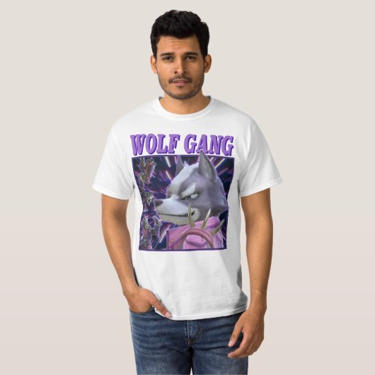 Wolf Gang - Super Smash Bros Ultimate T-shirt (Voorkant volledig)