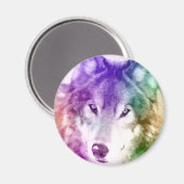 Wolf Gaze Art Magneet (Voorkant / Achterkant)