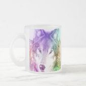 Wolf Gaze Art Matglas Koffiemok (Links)