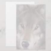 Wolf Gaze Stationery Briefpapier (Voorkant / Achterkant)