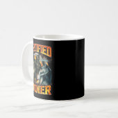 Wolf Gecertificeerde Gooner Grappige Bootleg Meme Koffiemok (Voorkant links)
