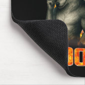 Wolf Gecertificeerde Gooner Grappige Bootleg Meme Muismat (Hoek)