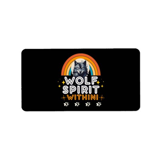 Wolf Geest Binnen Etiket (Voorkant)