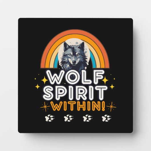 Wolf Geest Binnen Fotoplaat (Voorkant)