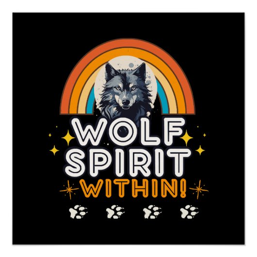 Wolf Geest Binnen Perfect Poster (Voorkant)