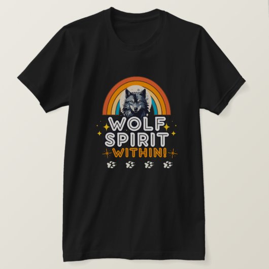 Wolf Geest Binnen T-shirt (Design voorkant)