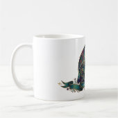 Wolf Geest Dier Hemelse Art Nouveau Koffiemok (Links)