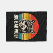 Wolf geest grote en slechte wolf wolvenpak grappig fleece deken (Voorkant (Horizontaal))