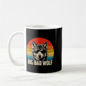 Wolf geest grote en slechte wolf wolvenroedel grap koffiemok (Links)