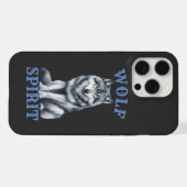 Wolf Geest iPhone Hoesje (Achterkant horizontaal)