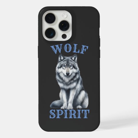 Wolf Geest iPhone Hoesje (Achterkant)