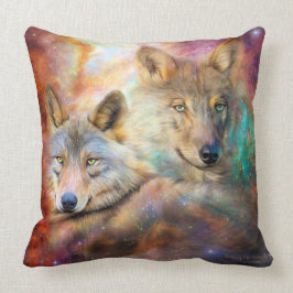 Wolf-geest van de Universele Kunstontwerper Pillow Kussen