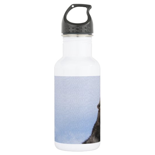 Wolf Gehuil Waterfles (Voorkant)