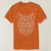 Wolf Geometric als Geometric 1 T-shirt (Design voorkant)