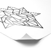 Wolf geometric art Wall Art Décor Posters (Hoek)