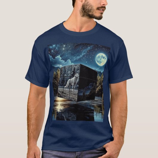 Wolf gevangen t-shirt (Voorkant)