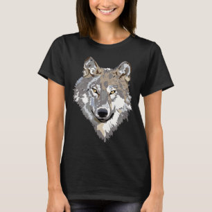 wolf gezicht T-shirt