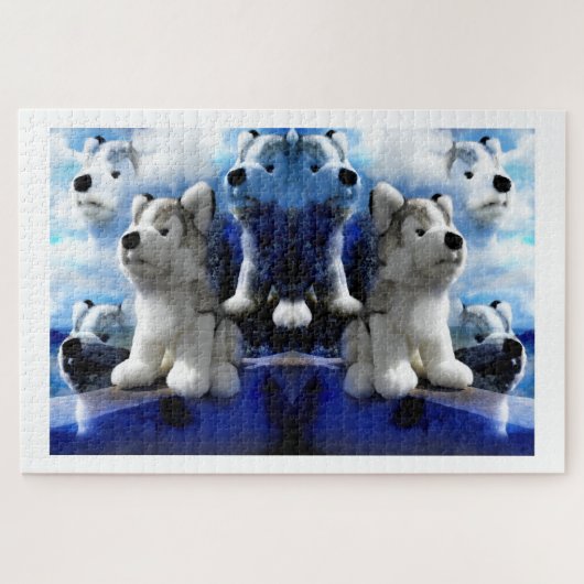 Wolf ghosts art legpuzzel (Horizontaal)