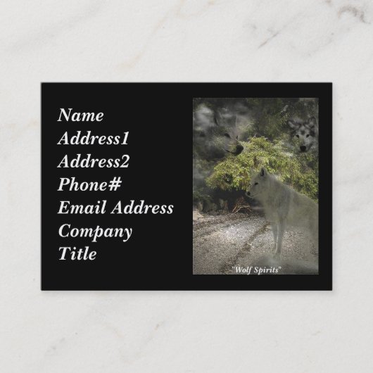 WOLF Ghosts Visitekaartjes (Voorkant)