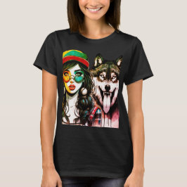 Wolf Girl - Ink Collectie T-shirt