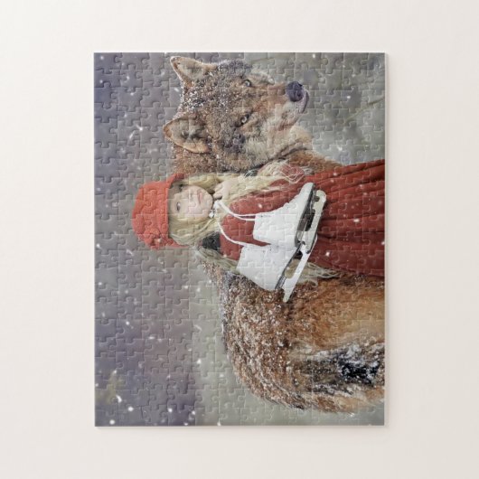 Wolf Girl Legpuzzel (Verticaal)