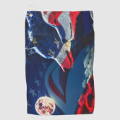 Wolf Golfhanddoek (Voorkant)