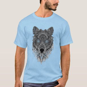 Wolf Grafische Heren T-shirt Casual Streetwear