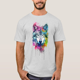 Wolf Graphic Art Dierlijke Wolven Fan Art T-shirt