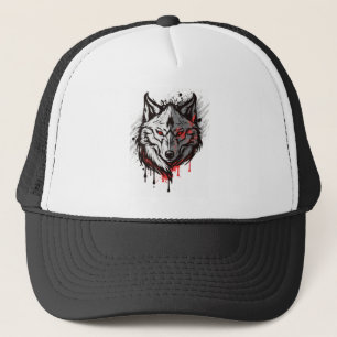 Wolf Graphic Art Dierlijke Wolven Fan Art Trucker Pet
