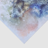 Wolf Gray Hunter Waterverf Tissuepapier (Detail)