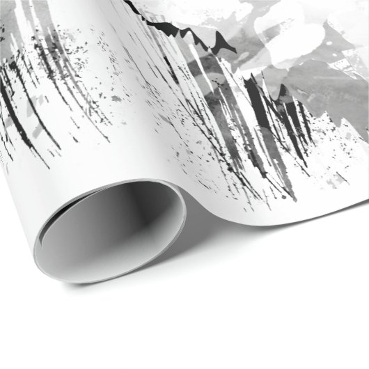 Wolf | Gray Wolf Drawing | Papier voor onmiddellij (Rol Hoek)