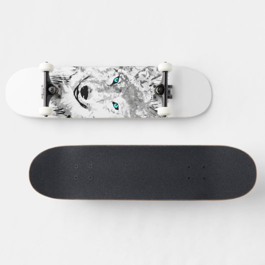 Wolf | Gray Wolf Drawing | Wolf Skateboard (Horizontaal)