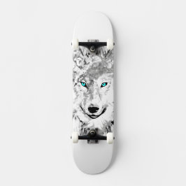 Wolf | Gray Wolf Drawing | Wolf Skateboard